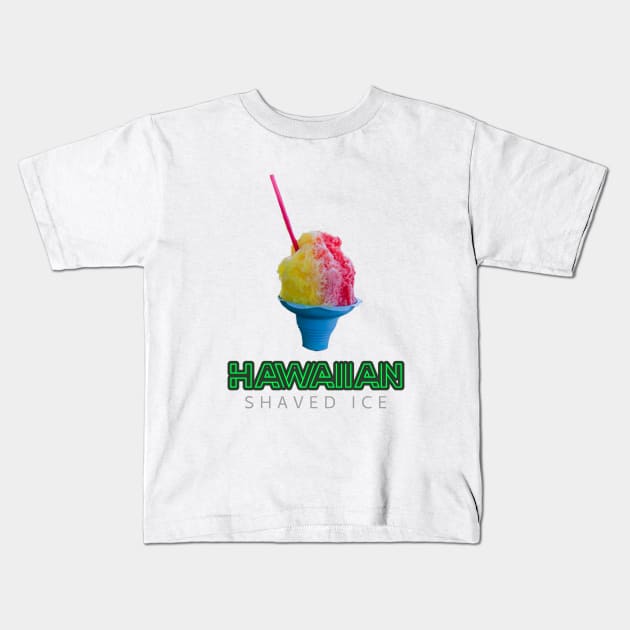 HAWAIIAN SHAVED ICE Kids T-Shirt by Cult Classics